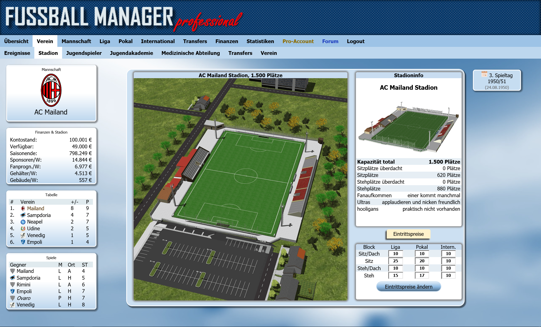Fussball Manager Pro